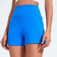 Pantalones cortos deportivos informales para Yoga, cintura alta, gimnasio, ejercicio, correr, tenis, Fiess - details 8