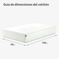 15cm - Colchón de espuma viscoelástica - Rigididad media - Certificado OEKO-TEX - Colchón de té verde - details 28