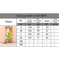 Conjunto informal de pantalones de pierna ancha con bolsillo y cintura elástica estampada para mujer, nueva moda 2025 - details 10