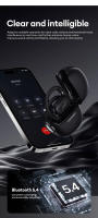 Lenovo-auriculares inalámbricos LP81 OWS, audífonos originales con Bluetooth V5.4, batería de 24H de duración, auriculares para juegos, Auriculares deportivos con micrófono, llamada HD - details 5