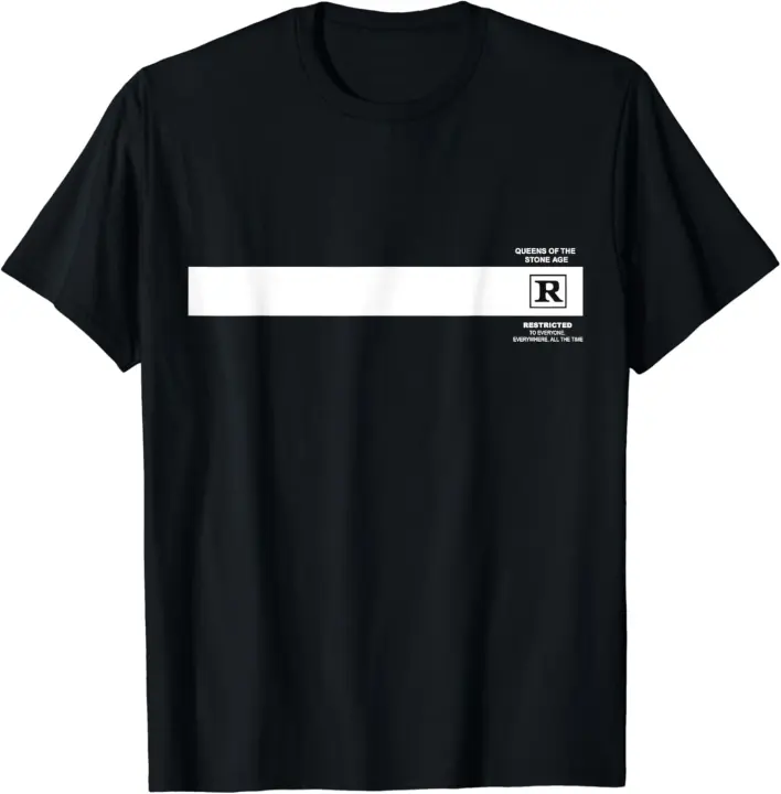Camiseta oficial de Queens Of The Stone, camisa con clasificación de edad R - 1
