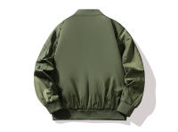 Spring Autumn Men's Bomber Jackets Fashion Men Zipper Pilot Windbreaker Baseball Coats Clothing - details 6