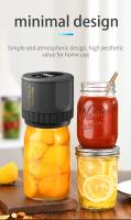 5W Li-Ion Battery Powered Semi-Automatic Mason Jar Sealer - LED Digital Vacuum Sealer for Kitchen Bottles and Cans, Preserving Machine - details 10