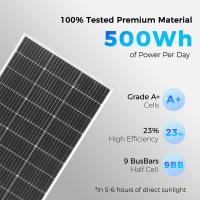 XINPUGUANG 18.15V 120 W panel solar cargador de batería de vidrio rígido de energía solar de 120 Watt para el hogar jardín balcón ventana barco marino RV - details 4