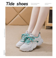 Nuevos zapatos casuales versátiles deportivos, zapatillas para correr de moda con plataforma de malla. - details 13