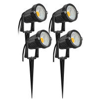 4pcs Luces de Jardín LED Iluminación de Camino al Aire Libre Aluminio IP67 450 Lúmenes de Brillo - details 0