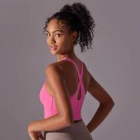 -Chaleco de yoga con espalda cruzada, ropa interior sin costuras, sujetador deportivo de alto impacto, secado rápido, adelgazante - details 12