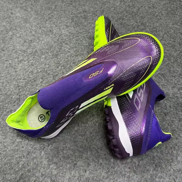 Zapatos de fútbol unisex Suela de goma resistente al desgaste Interior de cuero - 1