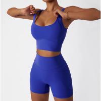 Sujetador deportivo cómodo y agradable para la piel con almohadilla para el pecho, camiseta sin mangas para mujer, gimnasio, Fitness, correr, Yoga, chaleco elástico, ropa interior para mujer - details 3