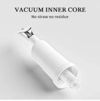 Contenedor de botella con bomba sin aire para crema de ojos, contenedor de cosméticos con cabezal de punta de Metal, rellenable, vacío, 5/10/15ml - details 4