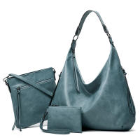 Bolso de Hombro para Mujer, Bandolera de Cuero PU, 3 piezas, informal, Gran Capacidad - details 42