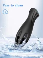 Leten Glans Trainer para hombres potente masturbador vibratorio juguetes eróticos suave yema del dedo prolongar la resistencia masaje vibrador - details 1