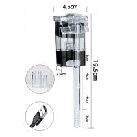 Bomba de suspensión de cascada para acuario, dispositivo 3 en 1 con potencia externa de 2,5 W, filtro para colgar en el acuario, 250l/H - details 3