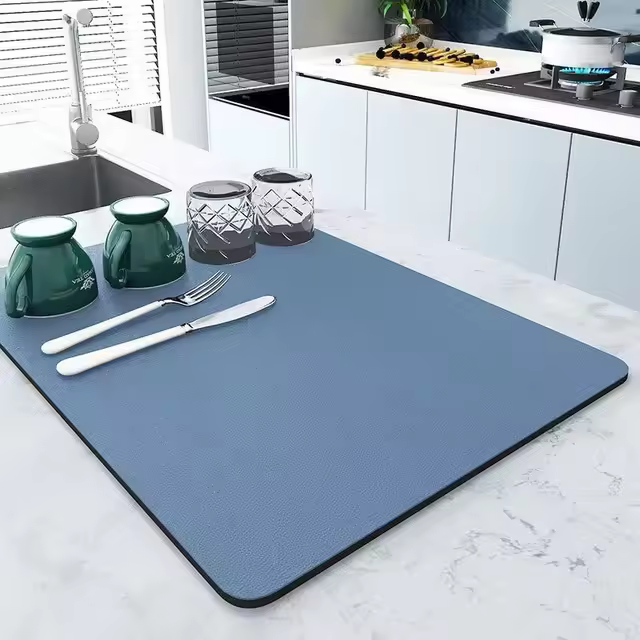1 almohadilla de secado absorbente de cocina grande de 40x60 cm. - 1
