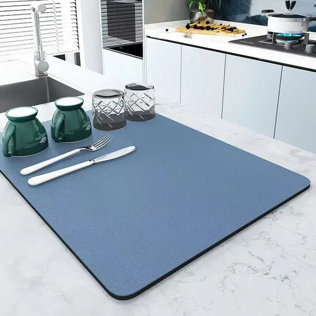 1 almohadilla de secado absorbente de cocina grande de 40x60 cm. - 1