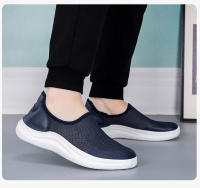 Zapatos deportivos informales transpirables de verano para hombre, finos y ligeros, de un solo pie, zapatos de malla para hombre - details 22