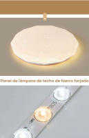 Panel de luz de techo de 18 W y 36 W, decoración de cocina y sala de estar, iluminación interior moderna, material de cuerpo de plástico y pantalla de resina. - details 9