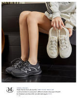 Suela de espuma pequeños zapatos blancos nueva suela gruesa que aumenta feos zapatos deportivos lindos casual versátil transpirable zapatos de mujer - details 23