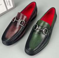 Hermosos hombres informales de verano, transpirables y antideslizantes, nuevos modelos de negocios, zapatos cómodos de cuero genuino para hombres - details 17