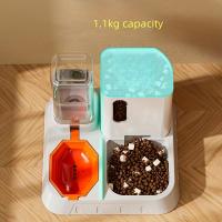 Alimentador automático para gatos, cuenco para gatos 2 en 1, cuenco de comida para gatos de autoservicio, dispensador de comida - details 5