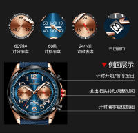 Reloj suizo nuevo para hombre reloj de cuarzo cronógrafo casual de moda para hombre - details 5
