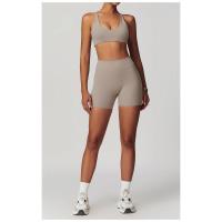 Fiess Sujetador de yoga para mujer, parte de atrás bonita, top deportivo de nailon, sujetador cruzado sexy transpirable, adecuado para gimnasio de mujer - details 4