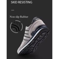 Zapatillas de Cuero Casual para Hombres Zapatillas de Correr Antideslizantes - details 3