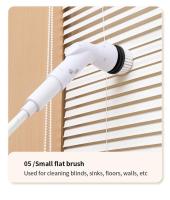 Dispositivo de limpieza giratorio eléctrico inalámbrico 6 en 1 para ducha, cocina y baño - details 9