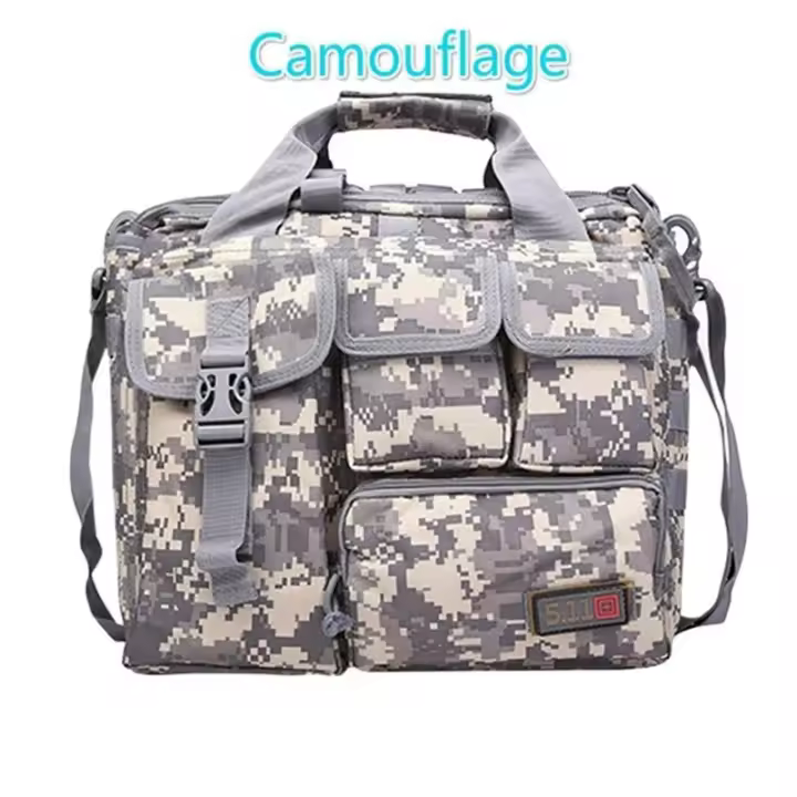 Mochila nueva táctica Molle de nailon, bandolera mensajero, bolsos para ordenador portátil, maletín, bolsa de escalada multifunción para exteriores - 1