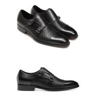 Cuero genuino formal de alta calidad para hombres, doble moda con zapatos casuales, moda masculina, fiesta, zapatos de negocios - details 15