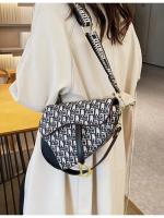 Bolso Bandolera Estampado Con Letras Para Mujer, Bolso Cruzado Informal, Bolso De Hombro Ancho Cómodo - details 4