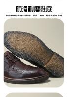 Zapatos de cuero vacuno puro de alta gama, cuero vacuno de primera capa, casuales, transpirables, suela suave - details 2