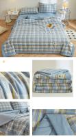 Bonenjoy, 1 unidad, edredón de verano, edredón de estilo a cuadros, edredón fino suave, manta acolchada para habitación de niños y adultos (sin funda de almohada) - details 15