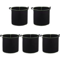 Bolsas de vivero de plantas transpirables no tejidas, ideales para cultivo de vegetales, jardinería, 5 uds. - details 0
