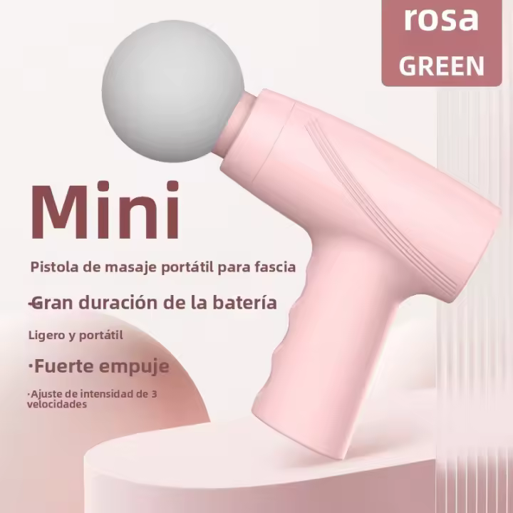 Mini pistola de masaje portátil, pistola de cuello de relajación muscular, Mini pistola de fascia transfronteriza profesional recargable de mano - 1