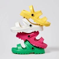 Sandalias de plataforma de moda 2025 para mujer - 2 usos estilo europeo y americano, zapatos de suela gruesa tipo pantuflas - details 0