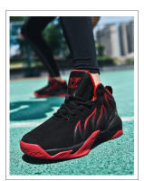 Zapatillas de baloncesto antideslizantes para hombre, zapatos deportivos transpirables, cómodos, para entrenamiento en el gimnasio, deportivas altas para niños - details 15