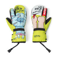 Guantes de esquí de dibujos animados para mujer, manoplas de lana para la nieve, impermeables, cálidas, equipo de Snowboard para marido, invierno, 2025 - details 3