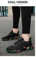 Zapatos deportivos transpirables zapatos casuales zapatos para correr transpirables de malla para mujer pareja moda versátil marea - details 23