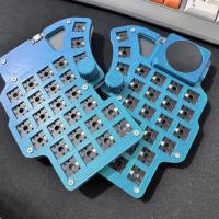 Kit De Teclado Dividido Dilema Max Pers. Cableado, Modo Único, Perilla Hot-swap, Mecánico Con Touchpad Para Ratón Simulado Y Interruptores Vial MX. Combina versatilidad, intercambiable, perilla de control y panel táctil, ideal para entusiastas y usuarios - details 3