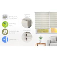 BLINDECOR  Estor Enrollable Noche y Día – Estor Noche y Día Fácil Instalación Pared o Techo - Estor Ventana Doble Tejido – Estor Enrollable Día y Noche para Ventanas - details 1