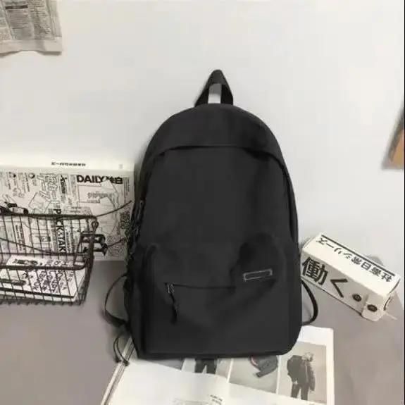 Mochila de viaje de gran capacidad para hombre, bolso escolar informal para mujer, estilo japonés, mochila para estudiantes de secundaria - 1