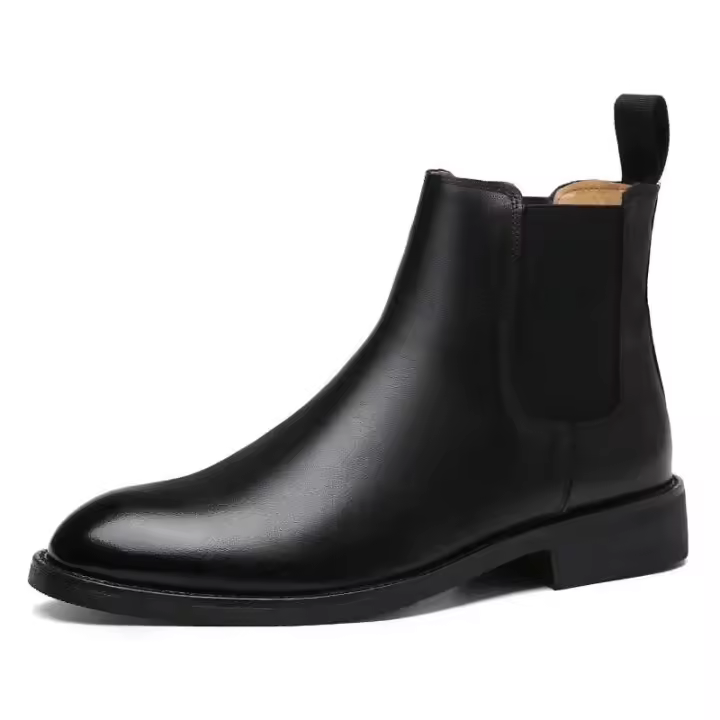 Botas cortas clásicas Retro de cuero de ante de vaca auténtico estilo británico para hombre, zapatos casuales de alta calidad - 1