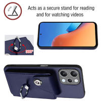 Funda de cuero tipo billetera para Samsung Galaxy S24, S23, S22, Ultra Plus, S21, FE, S20 Lite, carcasa anticaída para tarjetas, con correa para soporte de anillo - details 5