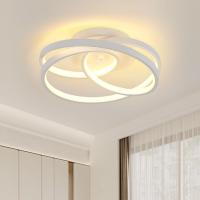Goeco Lámpara de Techo Moderna 40W Iluminación Blanca Fría/Cálida Montaje Semi-Flush - details 5