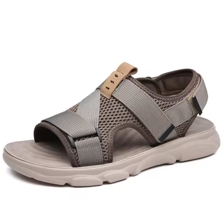 Sandalias de verano para hombre, zapatillas de playa casuales planas antideslizantes, clásicas para el hogar, pantuflas antideslizantes, zapatos para hombre - 1