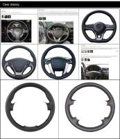 Protector de Rueda Personalizado DIICOLE Adecuado para Opel Astra (K) Corsa (E) Crossland Grandland x Cuero de Volante - details 1