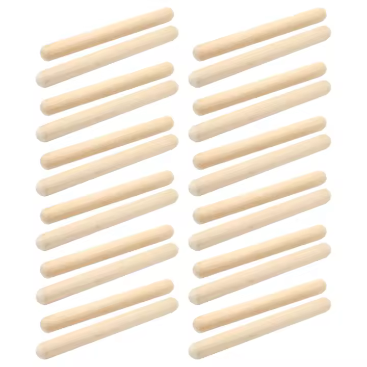 Orff-instrumento de percusión para niños, palo de ritmo musical, ayuda para la enseñanza, juego de Educación Temprana, 24 piezas - 1