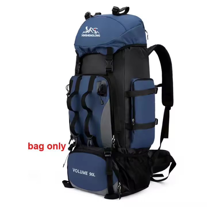 Mochila impermeable de 90L para hombres, bolsa de gran capacidad para el senderismo, camping, viajes, deportes al aire libre - 1