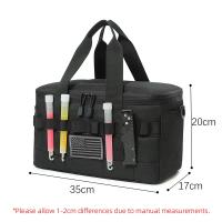 Bolso de gran capacidad para hombre, bolsa de hombro para acampar, senderismo, pesca al aire libre, organizador de almacenamiento, aislamiento térmico - details 6